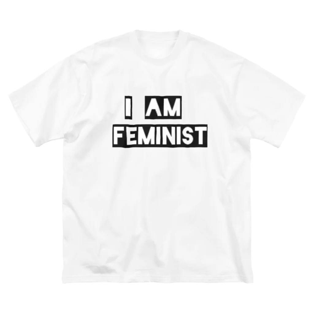 22Oclockのフェミニスト I AM FEMINIST ビッグシルエットTシャツ