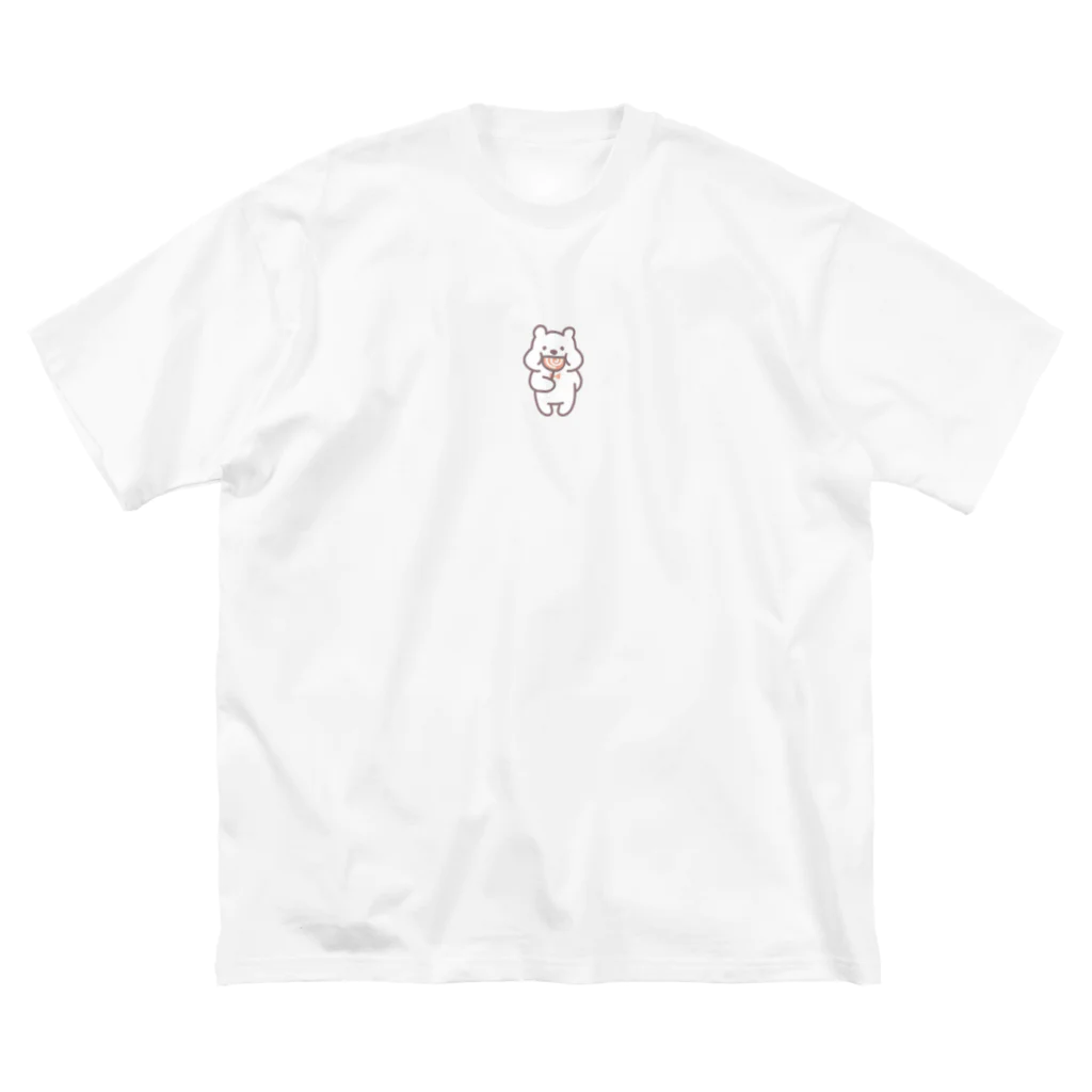 はるきちのLITTLE WHITE BEARS(もぐもぐ） Big T-Shirt