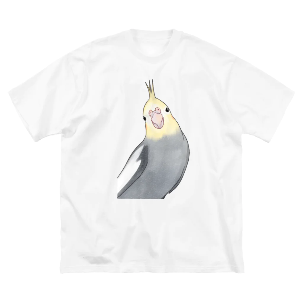 まめるりはことりのおしゃまなオカメインコちゃん【まめるりはことり】 Big T-Shirt