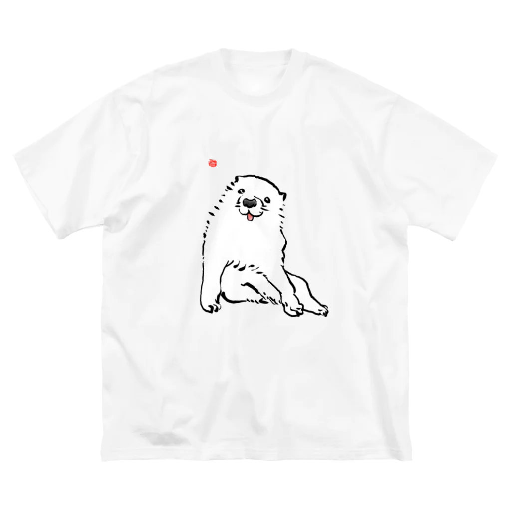 ふくふく商店の長沢芦雪「あの犬」芦雪の落款入り ビッグシルエットTシャツ