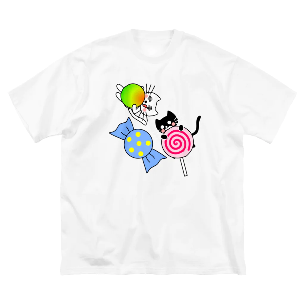 J's Mart 2ndのたまとクロとキャンディ Big T-Shirt