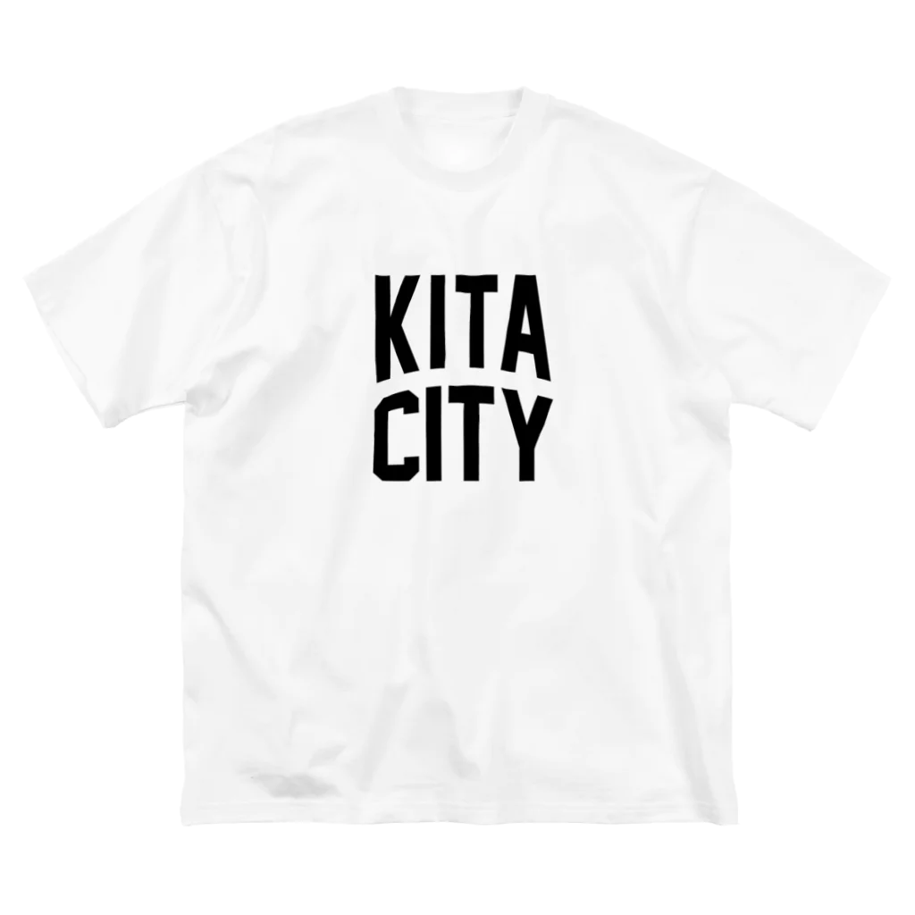 JIMOTOE Wear Local Japanの北区 KITA CITY ロゴブラック ビッグシルエットTシャツ