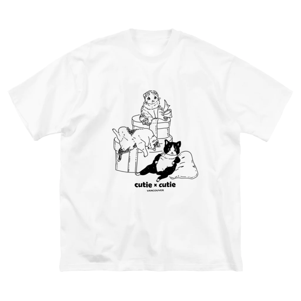 Cutie x Cutie Vancouverのバンクーバーの猫たち Big T-Shirt