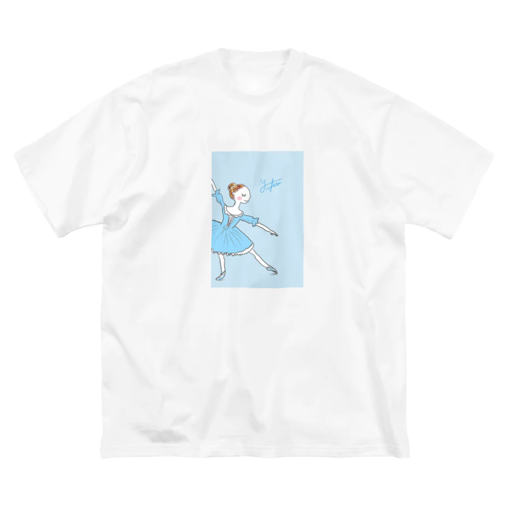 YUKOのバレエ ビッグシルエットTシャツ