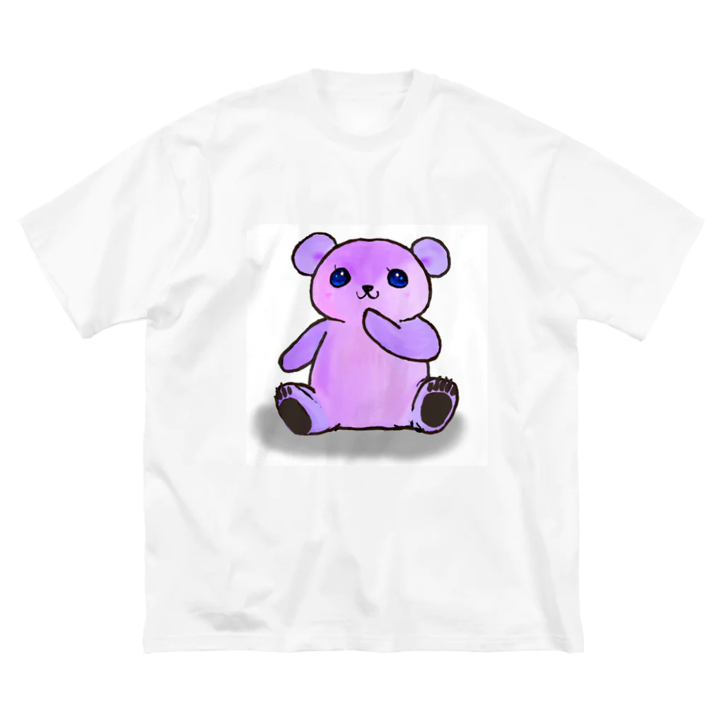 ANIMAL WORLDのはにかみクマちゃん ビッグシルエットTシャツ