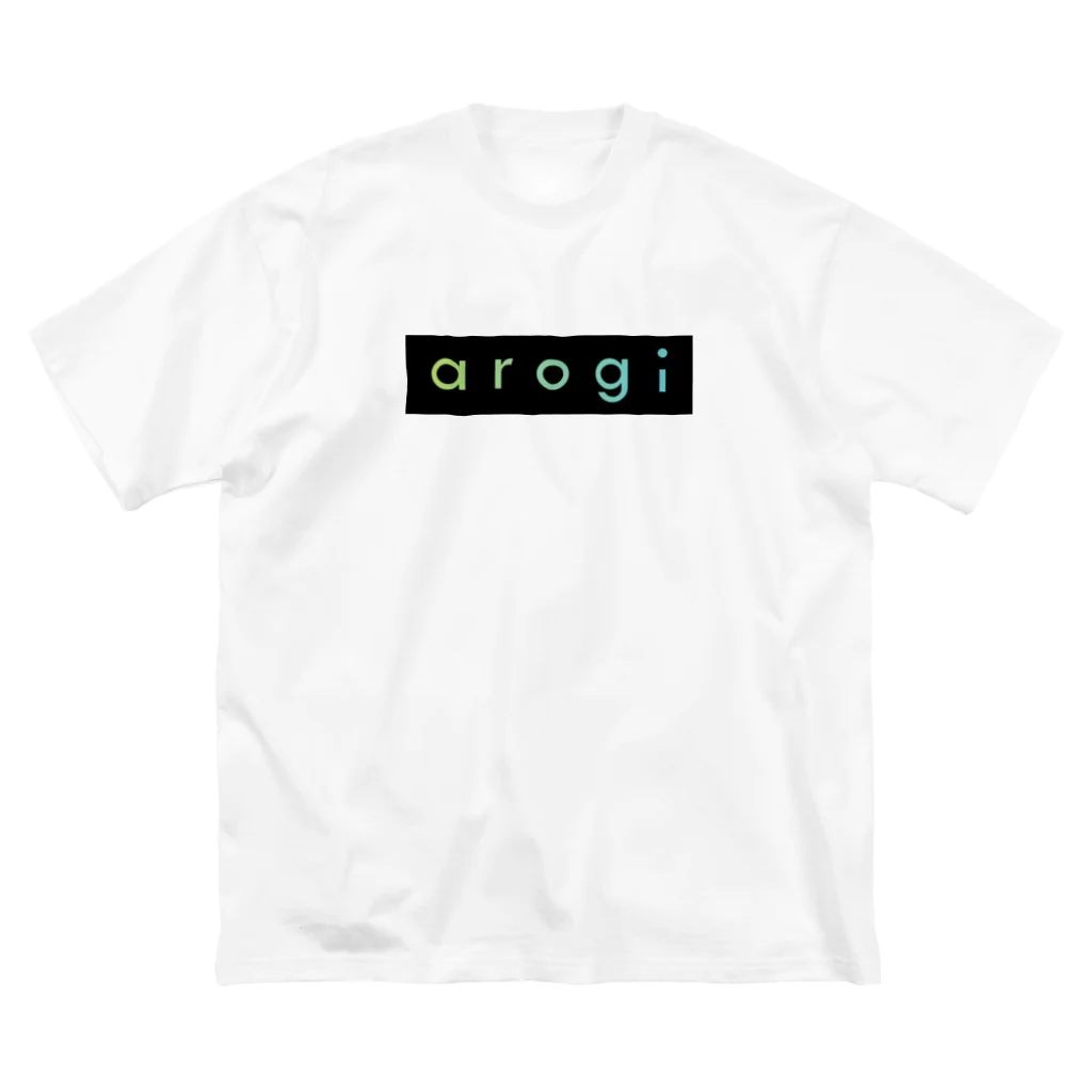 arogi_shopのarogi　スタッフTシャツ グラデロゴ ビッグシルエットTシャツ