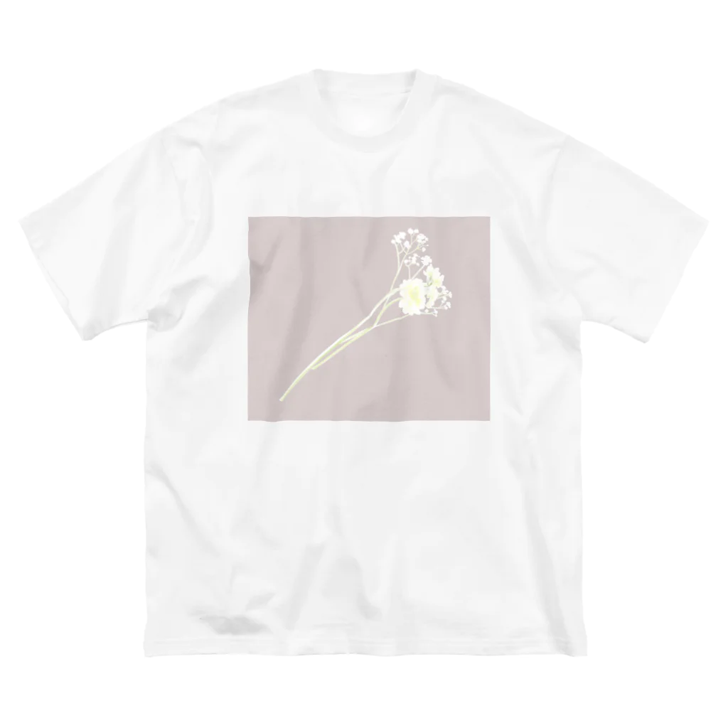 うぐいすのflower ビッグシルエットTシャツ