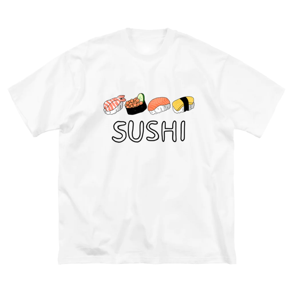 Sugar Ginger CookieのSUSHI. ビッグシルエットTシャツ