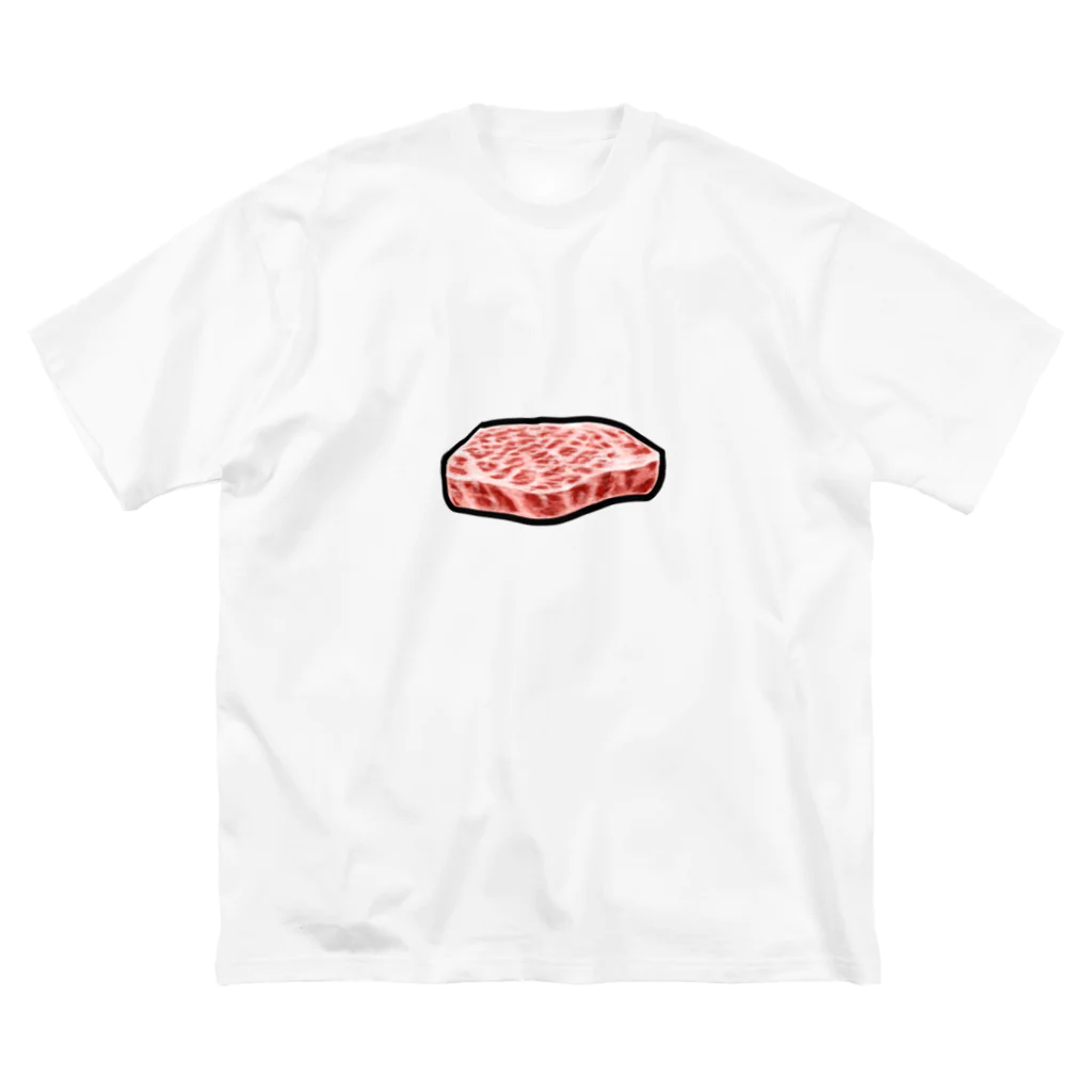 夏のどんぶり(ドンブリ)　ブラザーズ【ドンブラ】のお肉 ビッグシルエットTシャツ