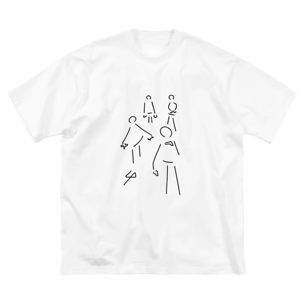 SPaNのThe 4 ビッグシルエットTシャツ