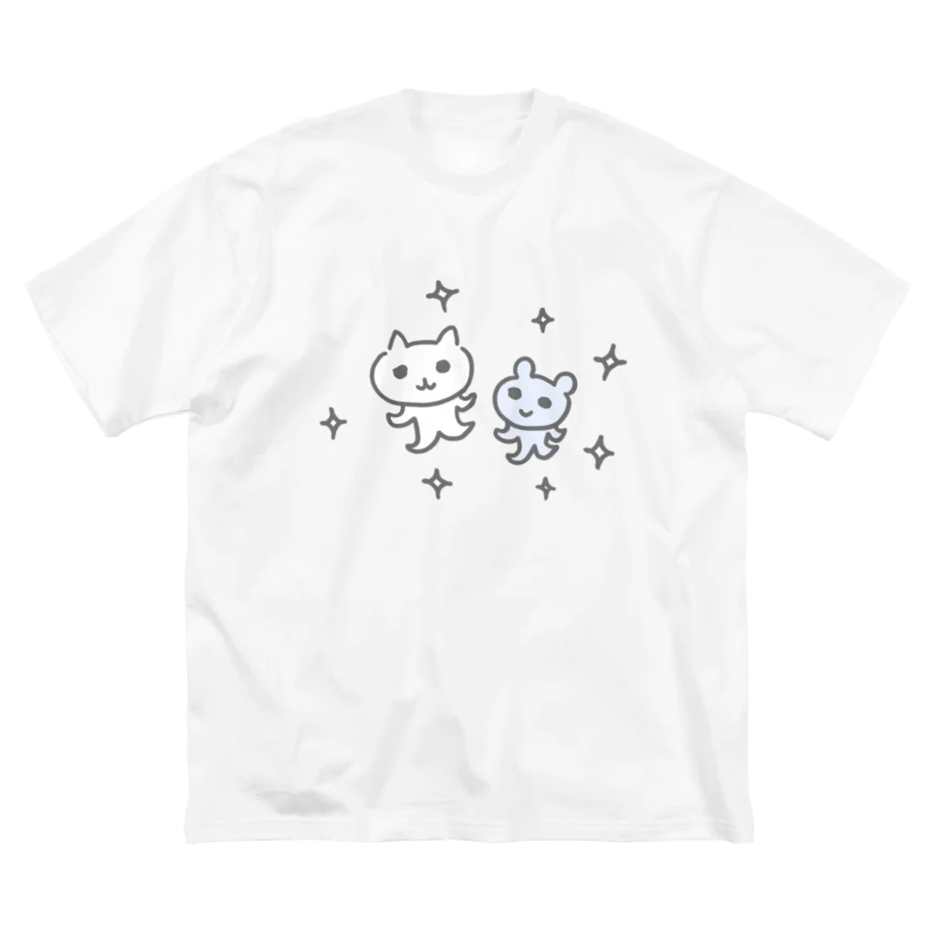 ねずみさんのブティックのきらきらのいきもの ビッグシルエットTシャツ