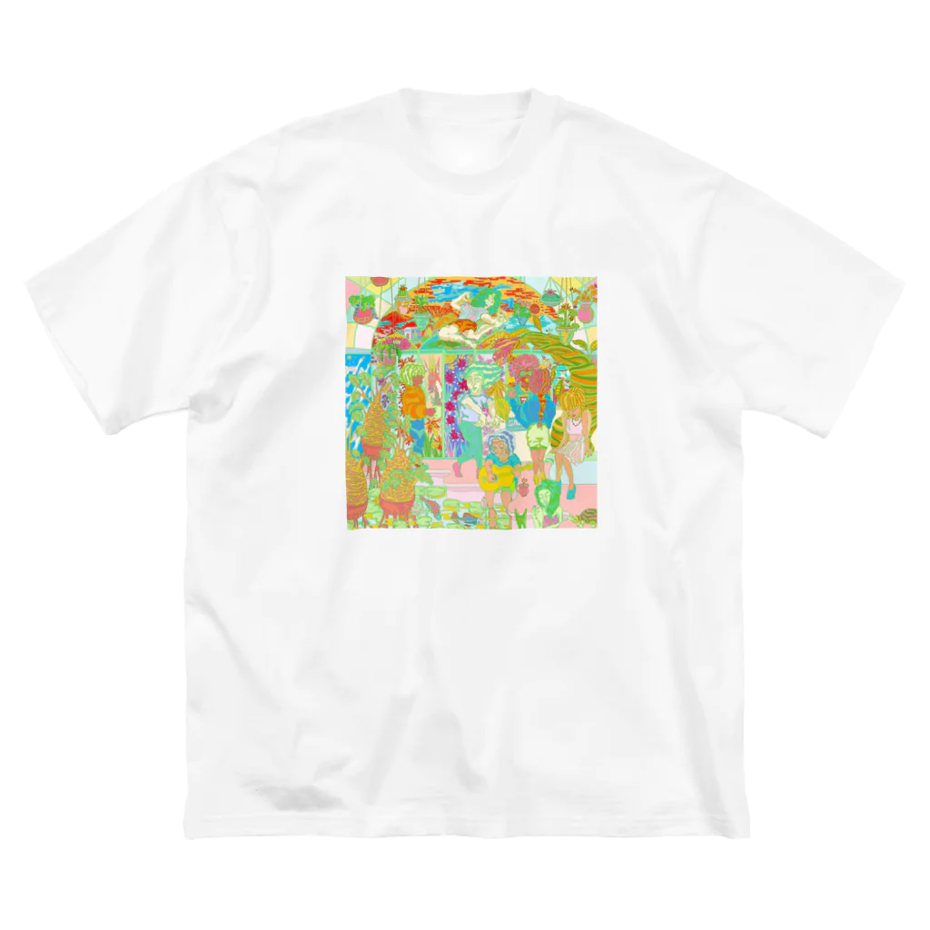 Mirai Gotoのgreen house bar ビッグシルエットTシャツ