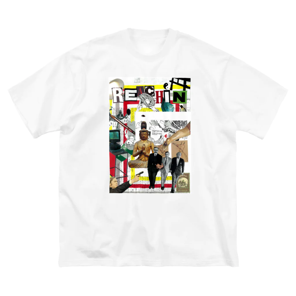 KIKUKUSURIのREACHIN ビッグシルエットTシャツ