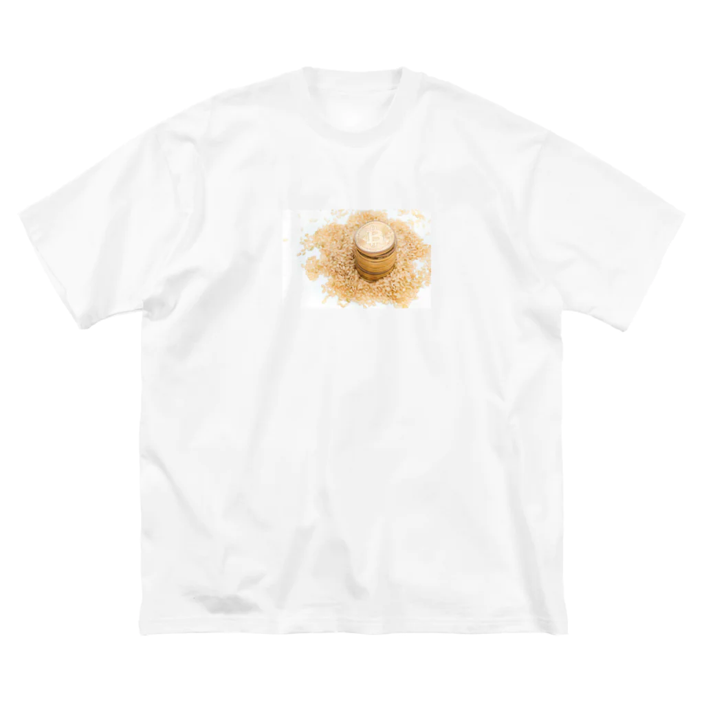 SAKURA スタイルの仮想通過　ビットコイン ビッグシルエットTシャツ