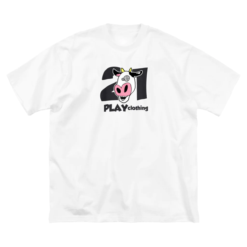 PLAY clothingのCRAZY COW type-A ビッグシルエットTシャツ