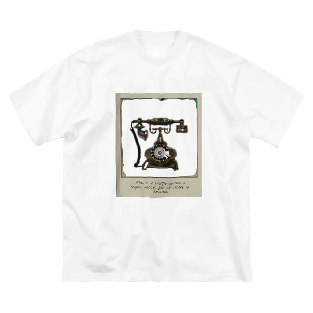 Nap Studio.の古き幸せなもの ビッグシルエットTシャツ