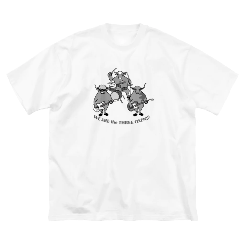 mojokinnの三丑 ビッグシルエットTシャツ