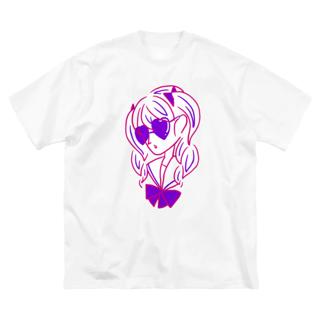 SheLilyのギャルちゃん ビッグシルエットTシャツ