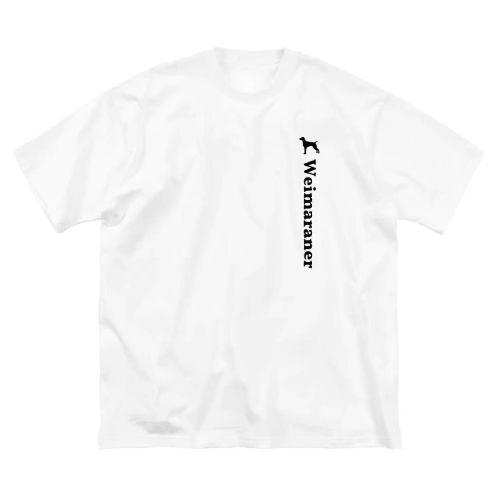 onehappinessのワイマラナー ビッグシルエットTシャツ