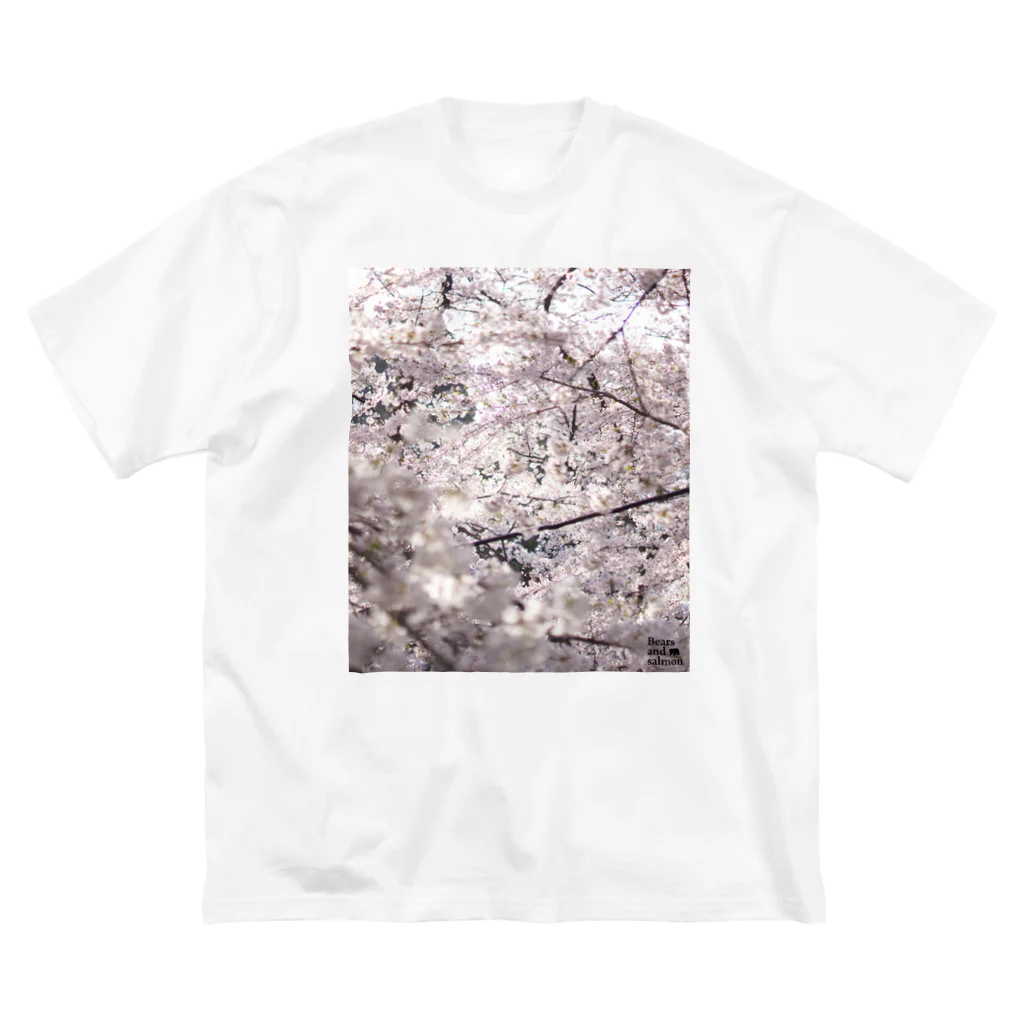 ベアーズ&サーモンの読みもの『桜』 ビッグシルエットTシャツ