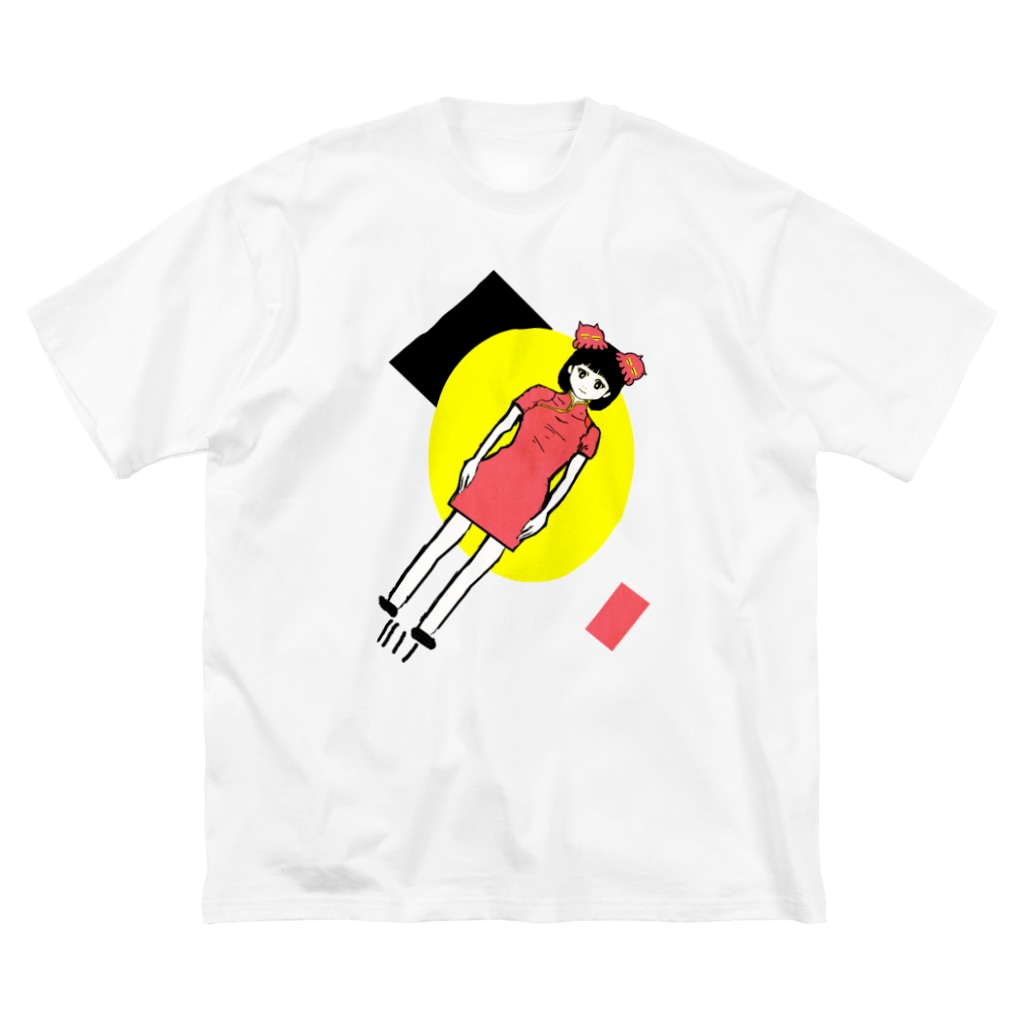 Danke Shoot Coffeeの蛸突破飛行少女 Big T-Shirt