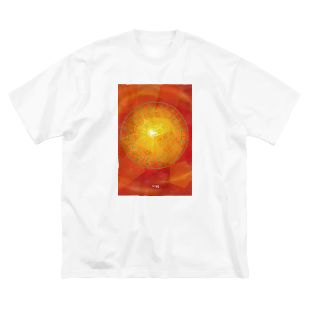 WAMI ARTの光のフトマニ ビッグシルエットTシャツ