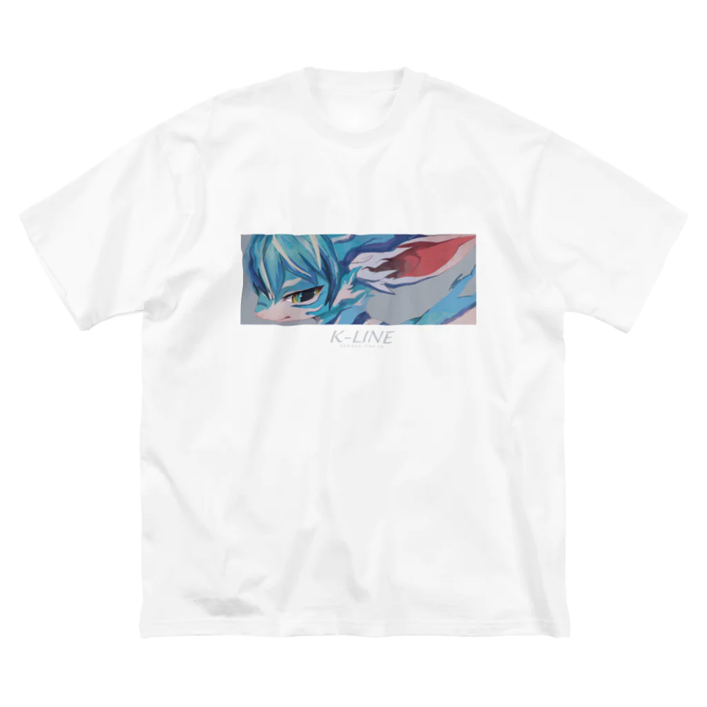 K-LINEのBLUE 001 ビッグシルエットTシャツ