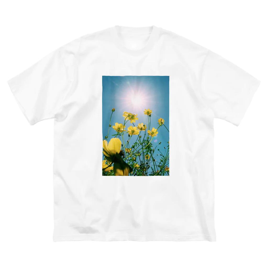 M.AjiroのFloral Composition No.4 ビッグシルエットTシャツ