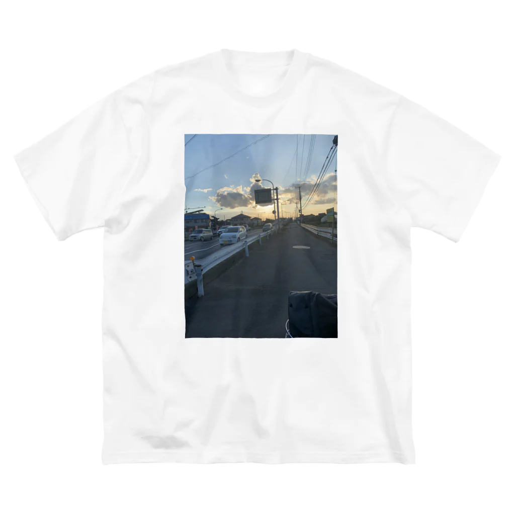 名前の学校の帰り道　宵の空 Big T-Shirt