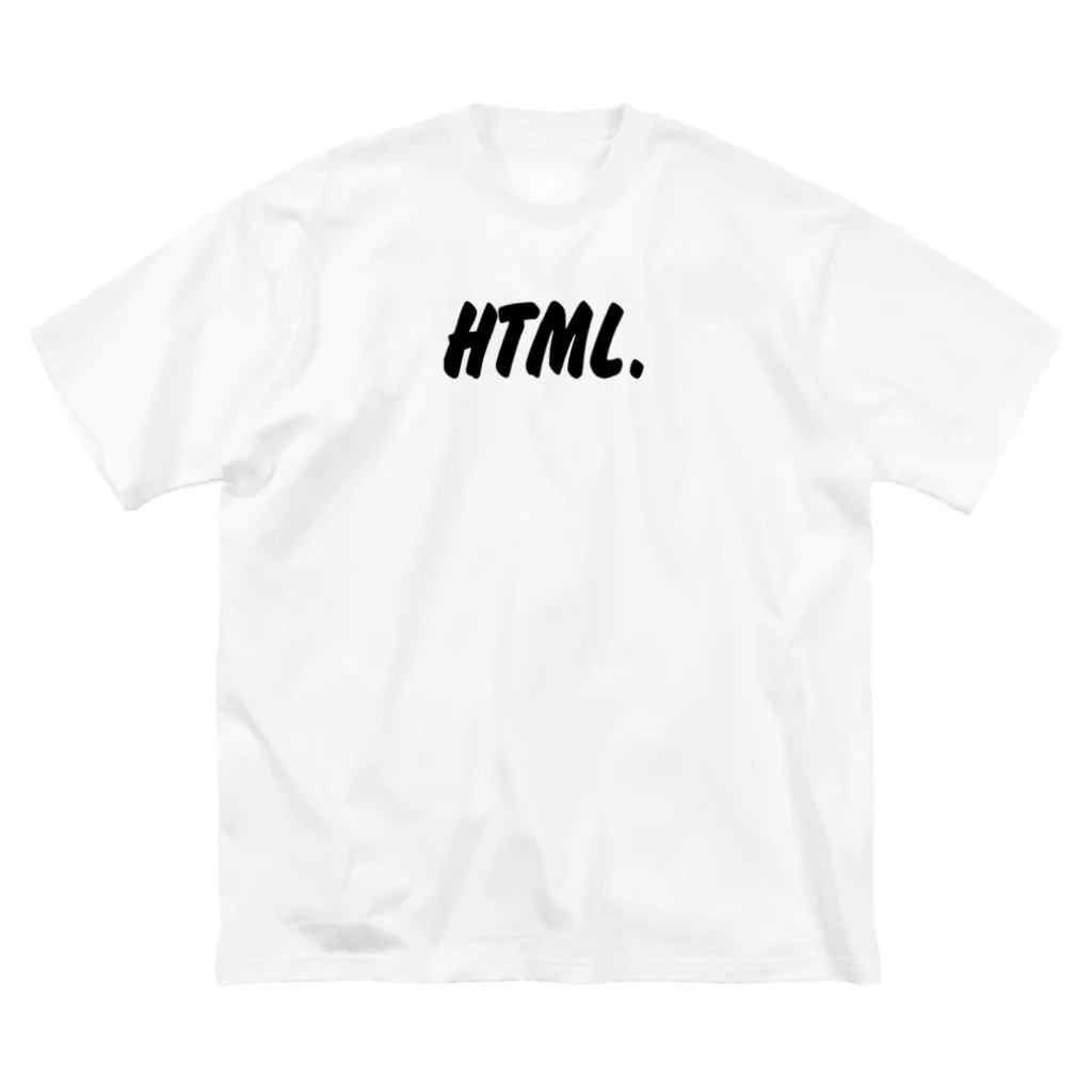 おもしろいTシャツ屋さんのHTML. Big T-Shirt