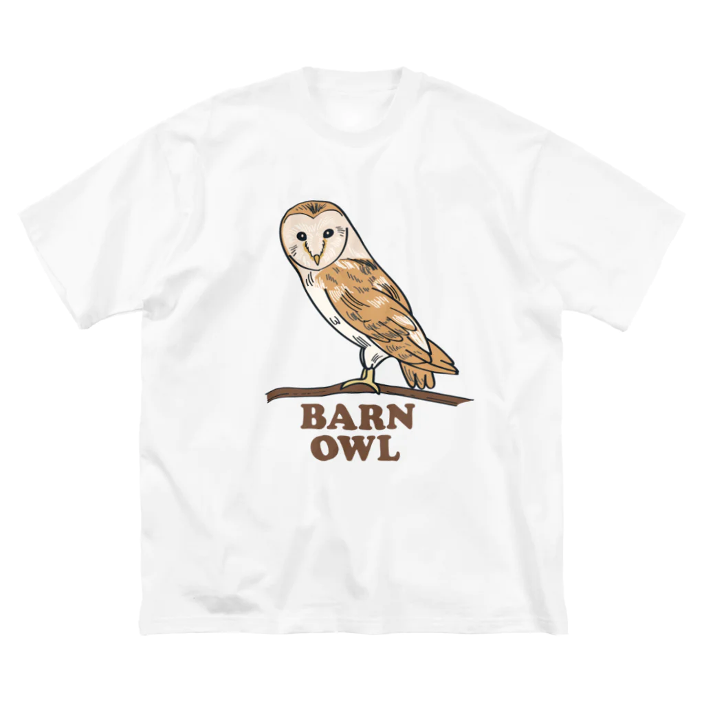 DRIPPEDのBARN OWL -メンフクロウ- ビッグシルエットTシャツ