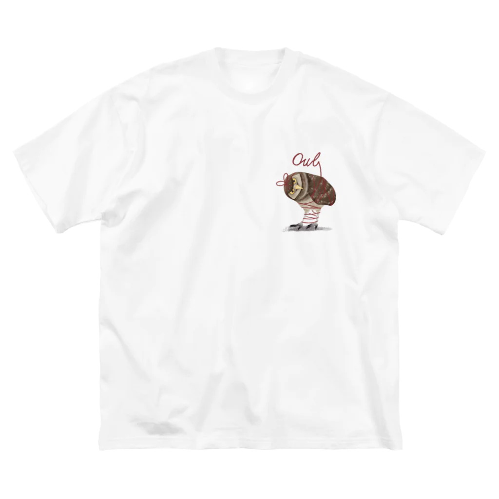 marikoのOwlだよ！ ビッグシルエットTシャツ