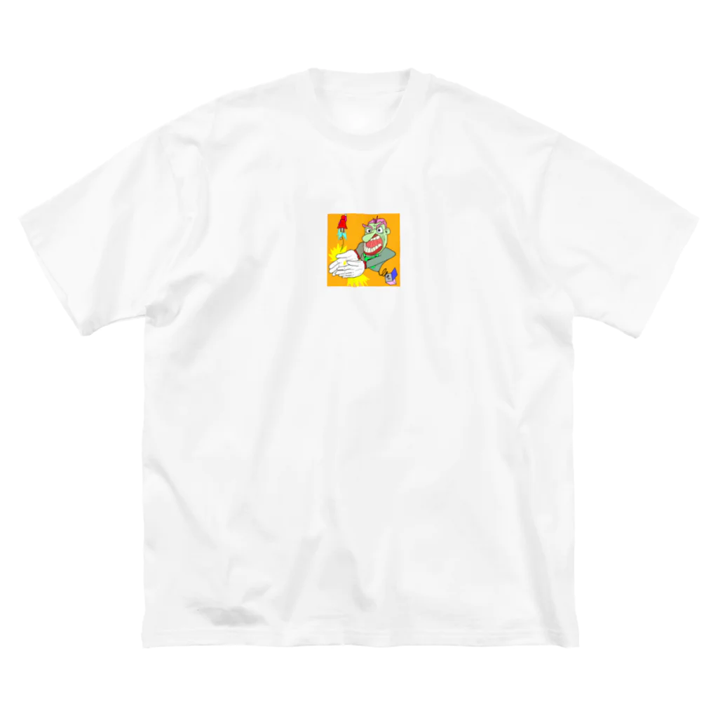 Taco Allergy のアメリカンジョークさん ビッグシルエットTシャツ