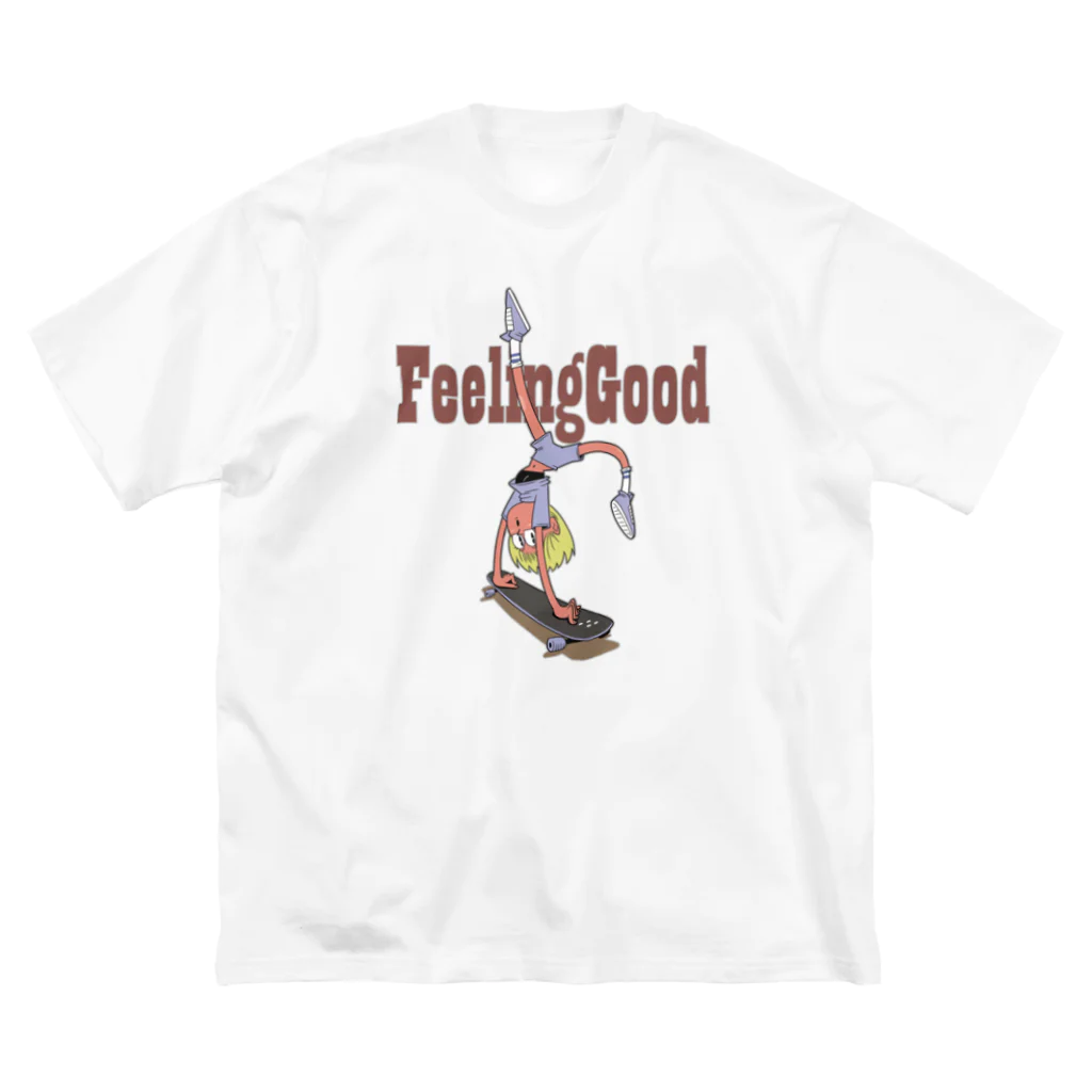 nidan-illustrationの"feeling good" ビッグシルエットTシャツ