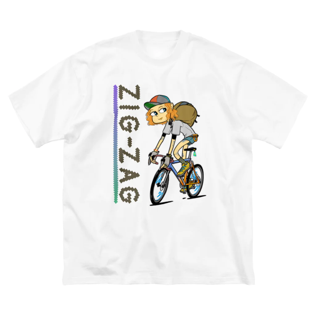 nidan-illustrationの“ZIG-ZAG” 1 ビッグシルエットTシャツ