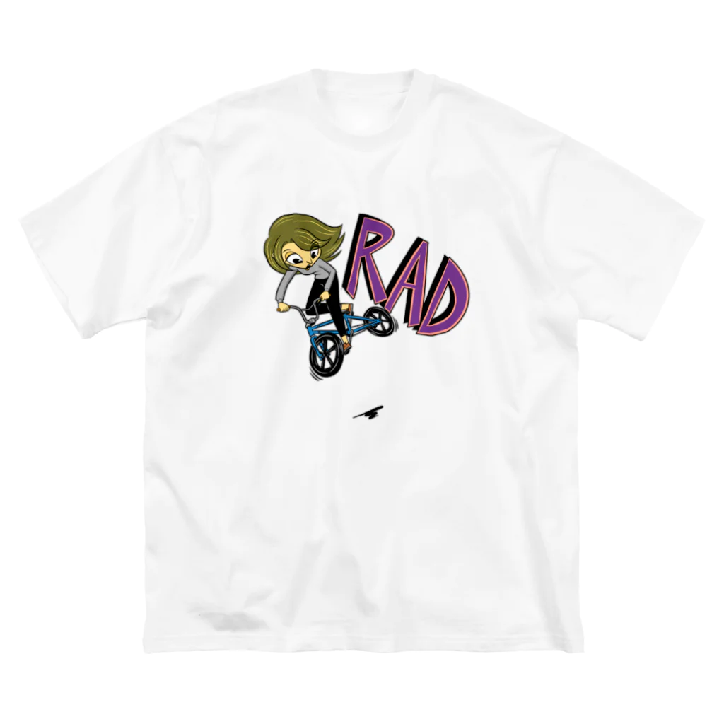 nidan-illustrationの"RAD" 1 ビッグシルエットTシャツ