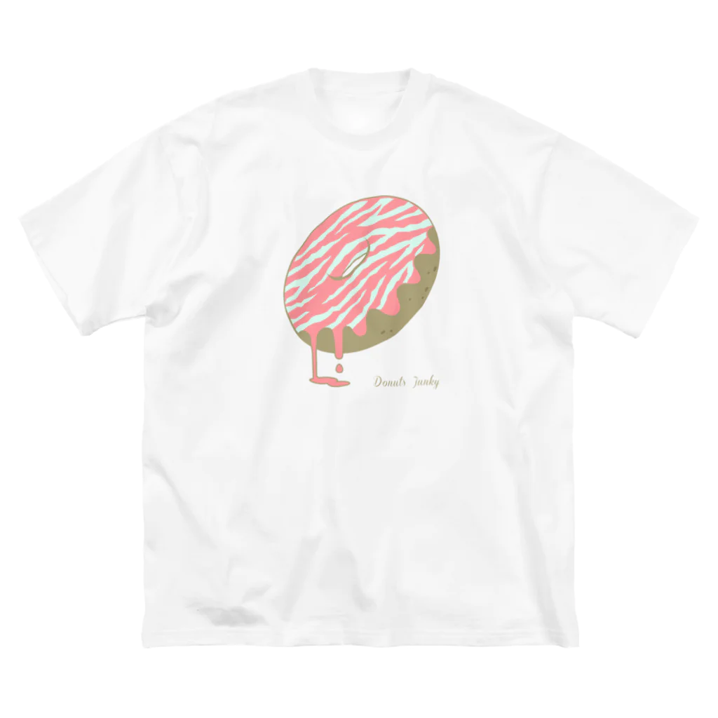 Sweet-Tのトラ柄ドーナツジャンキー Big T-Shirt