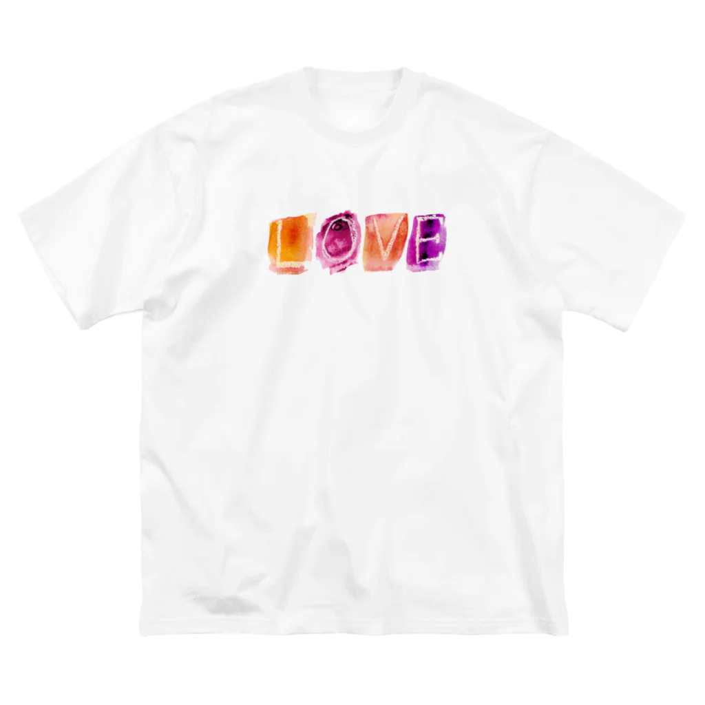 chack_chackのLOVE ビッグシルエットTシャツ