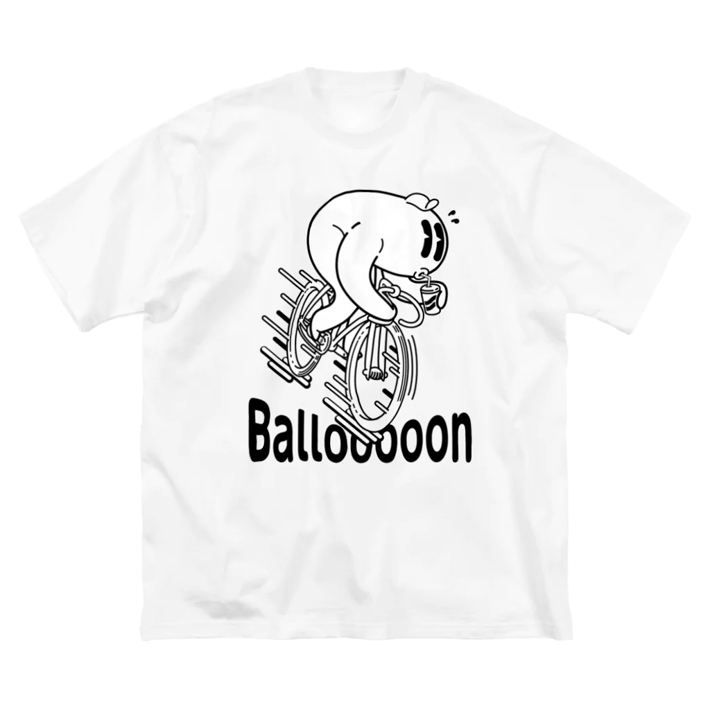 nidan-illustrationの"Ballooooon" #1 ビッグシルエットTシャツ