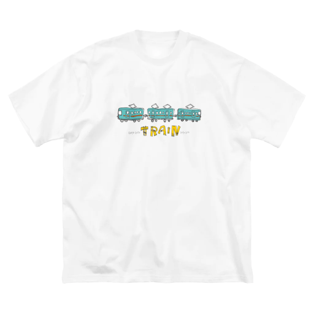 snoon-shopの電車ですばい！ ビッグシルエットTシャツ