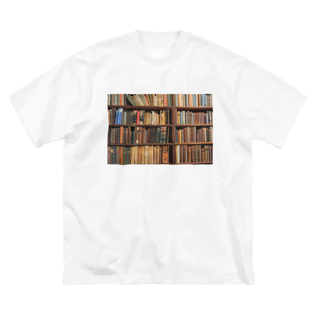 Teatime ティータイムの書斎　本の部屋 ビッグシルエットTシャツ