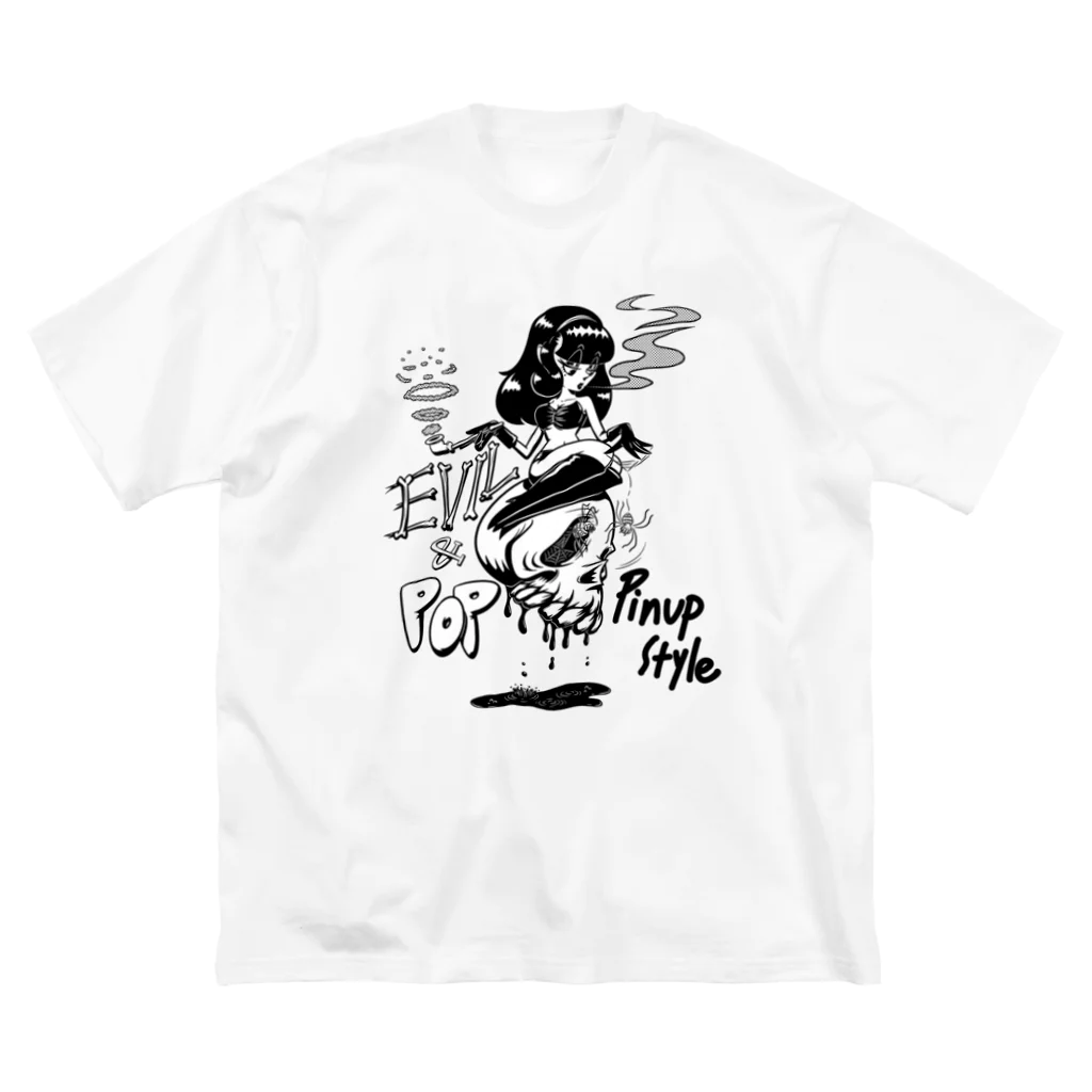 nidan-illustrationの“evil & pop" #1 ビッグシルエットTシャツ