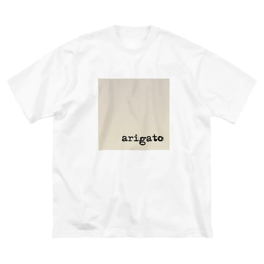 arigato’s zakka のarigatoさんのビッグT   ビッグシルエットTシャツ