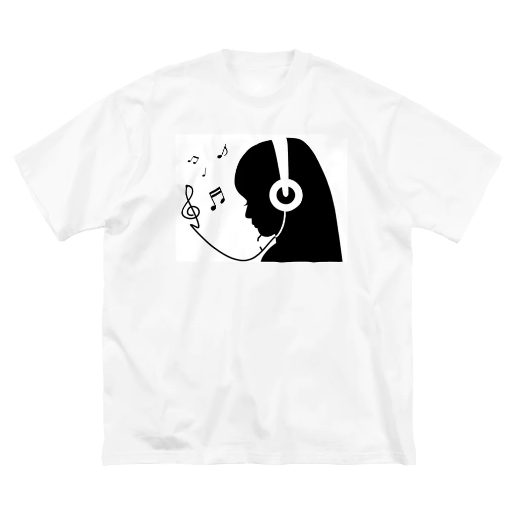 K'sDesignWorksのHearing loss in one ear ビッグシルエットTシャツ