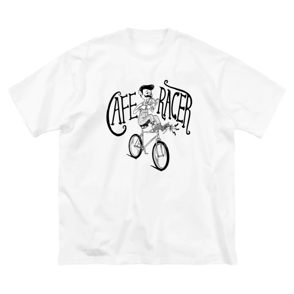 nidan-illustrationの"CAFE RACER" Big T-Shirt