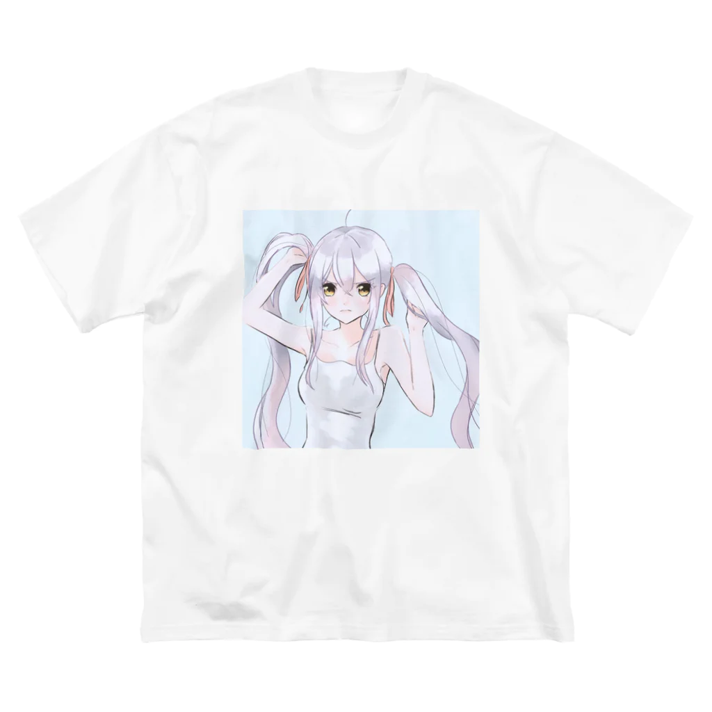 monchimochiのツインテール ビッグシルエットTシャツ