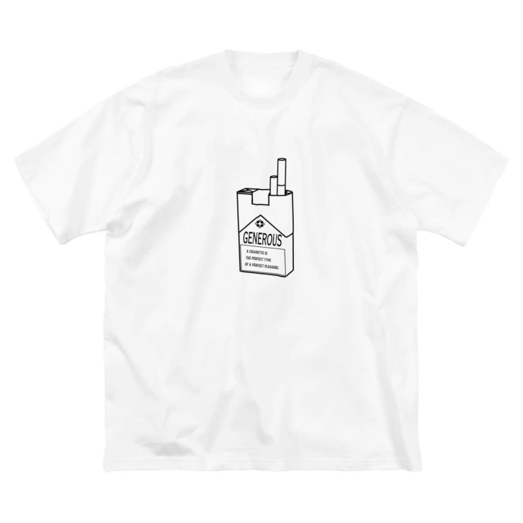 Generousのタバコ ビッグシルエットTシャツ