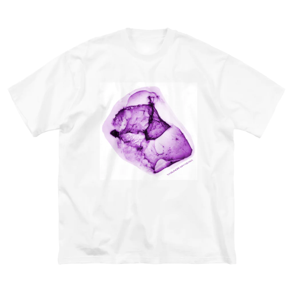 写真家・宮坂泰徳の『Re:ice』 #003 (ver.PURPLE) ビッグシルエットTシャツ