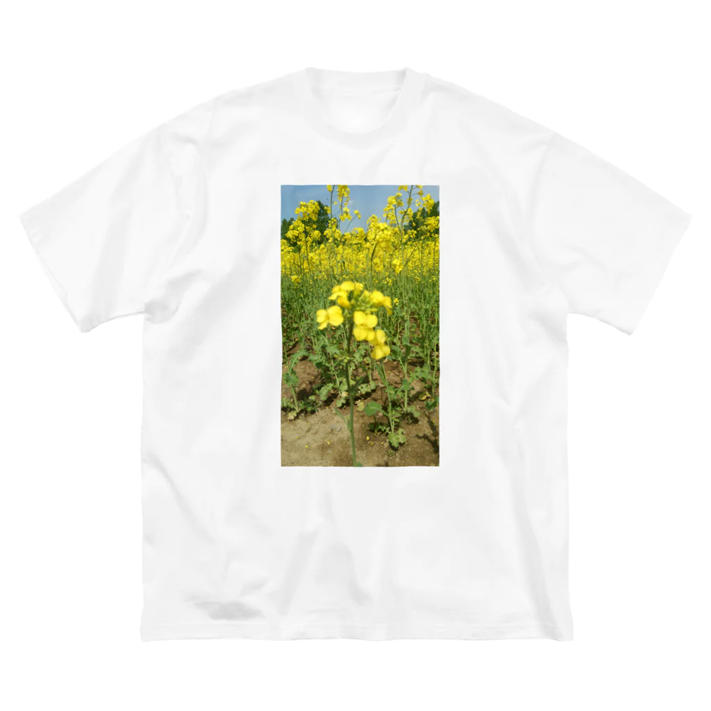 若葉のつぼみの菜の花のんびり Big T-Shirt