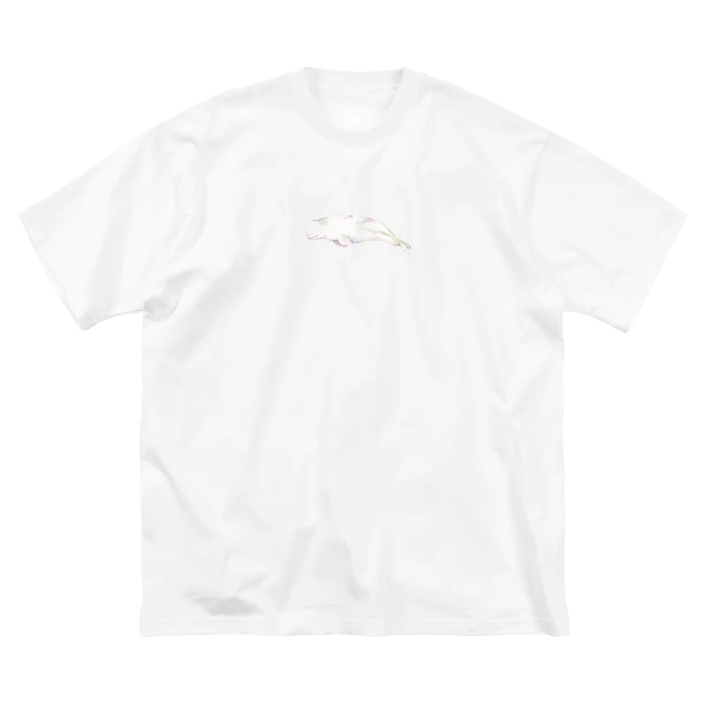 uzuuzuのおだやかなベルーガ ビッグシルエットTシャツ